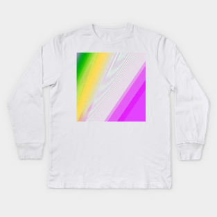 colorful abstract texture background pattern Kids Long Sleeve T-Shirt